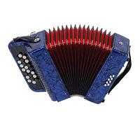 Accordéon Piano 22 Touches Et 8 Basses, For Les Amateurs D'instruments De Musique, For Performances Sur Scène, Avec Sangle Rétractable Et Sac De Rangement.