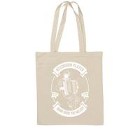 Accordéon Player Bring Back The Melody Sac fourre-tout en coton naturel Blanc