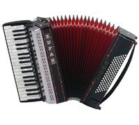Accordeon Professionnel 38 Touches 4 Choeurs 96 Buttons de Basse Noir