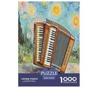accordéon Puzzle 1000 Pièces Educa Jouet en Bois Cadeau Unique De l'art De La Décoration Jeu Éduchatif Challenge Toy pour Adultes Et Enfants À Partir De 12 Ans 70x50cm/1000pcs