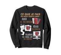 Accordéon Temps Libre Passion accordéoniste Homme Femme Sweatshirt