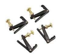 Accordeur de cordes de violon stable 4 pièces avec ajusteur de cordes universel pour instrument 3/4 / 1 / accordeur résistant à l ' oxydation à texture métallique solide