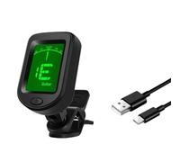 Accordeur de guitare à clipser pour ukulélé basse, accordage précis avec écran LCD numérique pour instrument à cordes, accordeur de guitare numérique avec écran LCD