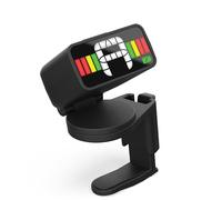 D'Addario Accordeur de guitare - Micro Headstock Accordeur rechargeable - Accordeur pour guitare acoustique, guitare électrique, basse - Clip universel - 1 pièce