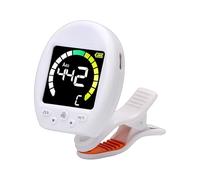 Accordeur de guitare électrique à clipser avec fonction métronome, pivotant à 360 degrés, accordeur électronique pour guitare, ukulélé, violon avec fonction battement