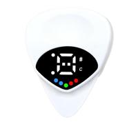 Accordeur de guitare électrique - Métal Médiator de guitare électrique | Accordeurs de médiators pour guitare acoustique | Outils d'apprentissage de la guitare électrique alimentée par piles