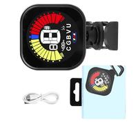 Accordeur de guitare électrique rotatif à clipser universel pour basse, ukulélé, violon, violon électronique numérique pour violon ukulélé