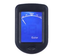 Accordeur de Guitare Électronique Simple et Précis pour Guitaristes | Réglage Facile, Format Abs Noir, Usage Flexible, Accessoires Guitare Acoustique, pour Ukulélé et Basse