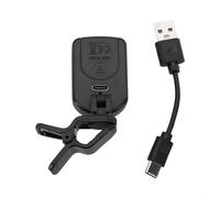 Accordeur de guitare rechargeable à clipser avec écran couleur LCD pour basse, ukulélé, violon, instruments chromatiques (A)