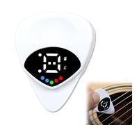 Accordeur de médiators de guitare avec suivi en temps réel intégré, affichage électronique facile à tenir, accordage rapide et précis, pour les joueurs d'instruments acoustiques et électriques