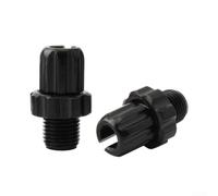 Accordeur de tension de câble de vélo de route, lot de 2 vis de tension de câble, boulon de réglage de frein en alliage d'aluminium, boulon d'accordage de levier de frein noir argenté, ajusteur de