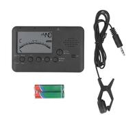 Accordeur d'instrument à vent métronome électronique haute sensibilité dispositif de réglage précis pour saxophone flûte trompette matériau ABS conception portable avec clip et