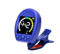 Accordeur électronique numérique pivotant à 360 degrés avec fonction métronome pour guitare acoustique, basse, violon, ukulélé, métronome de haute précision