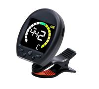 Accordeur électronique numérique universel pivotant à clipser avec fonction métronome pour guitare, basse, ukulélé, violon avec fonction métronome