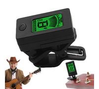 Accordeur Guitare - 1 Pouce Tuner Compact | Métal Clip Précis - Accordeur Numérique à Capteur De Vibrations Rapide Et Portable Pour Guitare, Basse, Violon Ukulélé, Pour Débutants Et Musiciens Pros