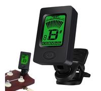 Accordeur pour guitare à clipser - Écran LCD - Instrument d'accordage numérique pour basse électrique, acoustique, violon, ukulélé - Calibrage précis de la réponse rapide - Lecture claire et légère