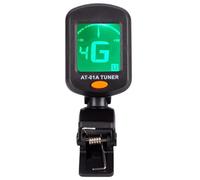 Accordeur rotatif à clipser pour guitare électrique universel numérique électronique pour basse, ukulélé, violon, accordeur à clipser pour guitare, violon, ukulélé