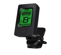 Accordeurs de guitare à clipser, accordeur électrique numérique avec rotations à 360 degrés et écran LCD, accordeur de métronome de guitare pour basse à clipser