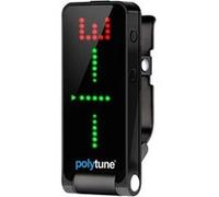 TC Electronic POLYTUNE CLIP NOIR Accordeur Clip-On | Modes polyphoniques, stroboscopiques et chromatiques | Affichage matriciel à LED 108 | Pour des performances d'accordage ultimes | Noir