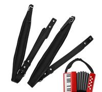 Accordion Shoulder Straps- Wide Adjustable Accordion Strap for 16 to 120 Bass, Waterproof Faux Leather Musical Instrument Belt, Comfortable Performance Strap for Professional and Beginner Players