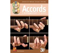 Accords & accompagnement à la guitare en 3D - 1 Livre + 1 CD + 1 DVD