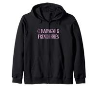 Accords Mets Et Vins Champagne & Frites Sweat à Capuche