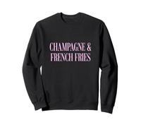 Accords Mets Et Vins Champagne & Frites Sweatshirt