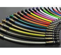 aCCOSSATO agf5807 - 90 Tube en tresse aéronautique, rouge fluo/vert