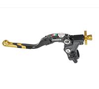 ACCOSSATO Commande d'embrayage à câble avec Levier de révolution coloré (Bouton+Insertion+régulateur), avec Fixation Micro pour Benelli Leoncino 500 Trail de 2018 à 2018 CC 500