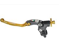 ACCOSSATO Commande d'embrayage à câble Racing avec Levier articulé coloré (Bouton+Levier+régulateur), avec Fixation Micro pour Suzuki GSX-R 750 de 2004 à 2005 CC 750