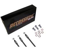 Accossato Kit complet de tubes d'embrayage noirs moto Husqvarna -TE250/TC250/TE310/TE449/WR250/WR350(2010-2015), Disposition C, Nombre de tubes : 1
