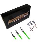 Accossato Kit complet Tuyaux Embrayage Verts Moto Kawasaki - VN1600 Meanstreak (2004-2007), Disposition C, Nombre de tubes : 1