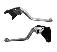 ACCOSSATO Paire de leviers gris pour Kawasaki Vulcan/S 650 CC de 2015 à 2020 (CC 650)