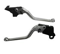 ACCOSSATO Paire de leviers gris pour moto Guzzi V7 Milan/Carbon/Rough de 2018 à 2020 (CC 744)