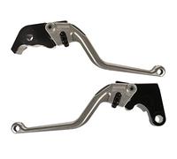 ACCOSSATO Paire de leviers gris pour Yamaha YZF R1 de 2009 à 2014 (CC 1000)