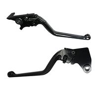 ACCOSSATO Paire de leviers noirs pour Kawasaki Ninja 400 R de 2018 à 2019 (CC 400)