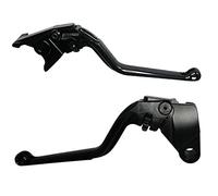 ACCOSSATO Paire de leviers Noirs pour Kawasaki Vulcan/S 650 CC de 2015 à 2020 (CC 650)