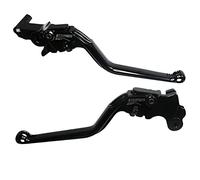 ACCOSSATO Paire de Leviers Noirs pour Mv Agusta Rival 800 de 2014 à 2017 (CC 800)