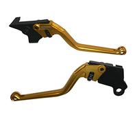 ACCOSSATO Paire de Leviers Or pour Moto Guzzi V7 Classic/Stornello de 2008 à 2020 (CC 744)