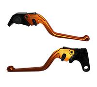 ACCOSSATO Paire de leviers orange pour Yamaha R6 S Europe Version de 2006 à 2007 (CC 600)