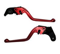 ACCOSSATO Paire de leviers rouges pour Aprilia Rsv4 Factory - Sbk Racing de 2009 à 2010 (CC 1000)