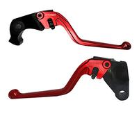 ACCOSSATO Paire de leviers rouges pour Kawasaki Z1000 SX/Ninja 1000/Tourer de 2017 à 2019 (CC 1000)