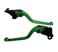 ACCOSSATO Paire de Leviers Verts pour Moto Guzzi V7 Milan/Carbon/Rough de 2018 à 2020 (CC 744)