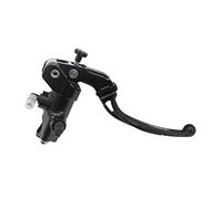 ACCOSSATO Pompe de Frein forgée 19 x 19 avec Corps de Pompe anodisé Noir, Levier articulé Long Noir (Bouton+Levier) pour MV Agusta F3 800 de 2013 à 2022, CC 800