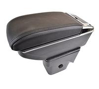 Accoudoir Accoudoir Console Centrale pour Ford Focus 2 MK2 2005 2006 2007 2008 2009 2010 2011 Plateau De Rangement Central en Cuir Noir