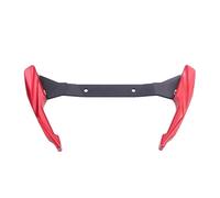 Accoudoir arrière en alliage d'aluminium, modèle épais Convient pour la moto universelle Benelli 502c Barres D'appui Pour Moto(3D red)