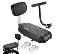 Accoudoir arrière rembourré universel pour vélo enfant | Kit d'équitation réglable pour vélo de montagne pour enfants - Support stable et sécurisé - Siège d'extérieur
