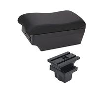 Accoudoir Boîte Console Centrale Mallette De Rangement Accessoires De Modification Avec Porte-gobelet USB Pour Skoda Pour Yeti Pour Octavia A5(C1 7 USB)