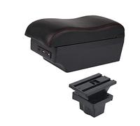 Accoudoir Boîte Console Centrale Mallette De Rangement Accessoires De Modification Avec Porte-gobelet USB Pour Skoda Pour Yeti Pour Octavia A5(C2 7 USB)