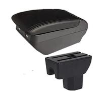 Accoudoir Boîte Double Couche Console Centrale Boîte De Rangement Porte-gobelet Rétractable Cendrier Accessoires Pour Suzuki Pour Ignis 2016-2022(H2 4 USB)